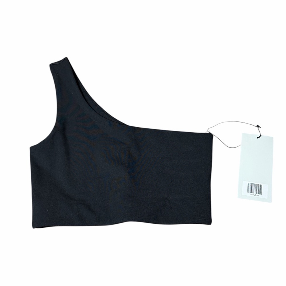 Girlfriend Collective bianca one shoulder sports bra